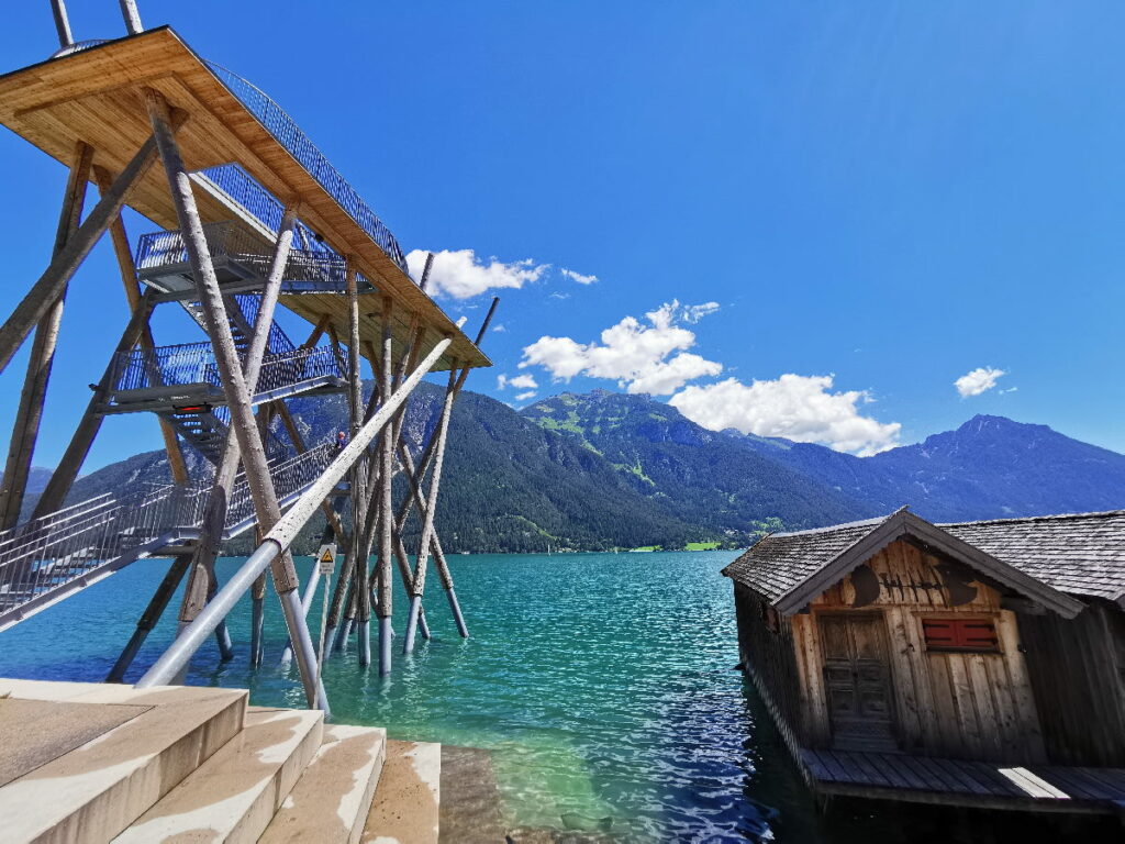 Achensee Wanderung zum Aussichtsturm in Pertisau