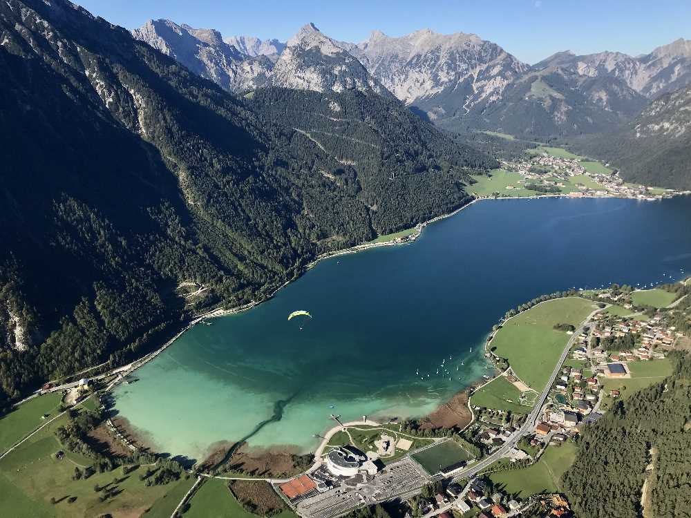 Tandemflug über den Achensee