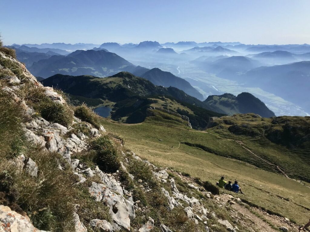 Von den Achensee Bergen über die Alpen schauen - das kannst du hier oben besonders gut