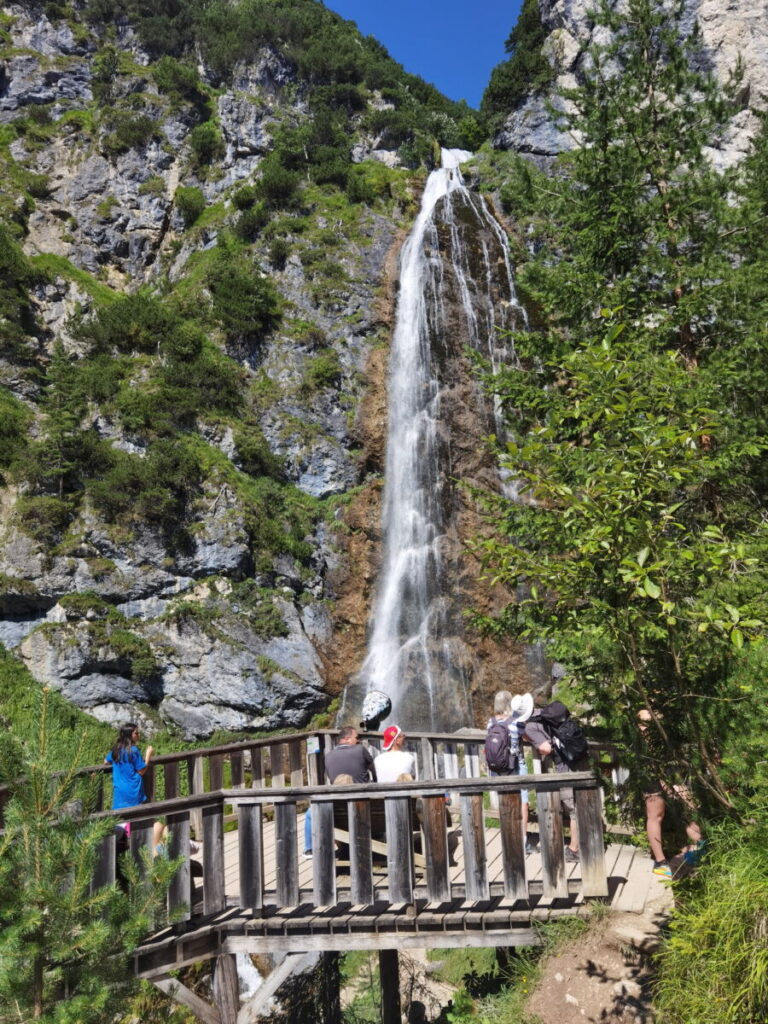 Dalfazer Wasserfall Aussichtsplattform