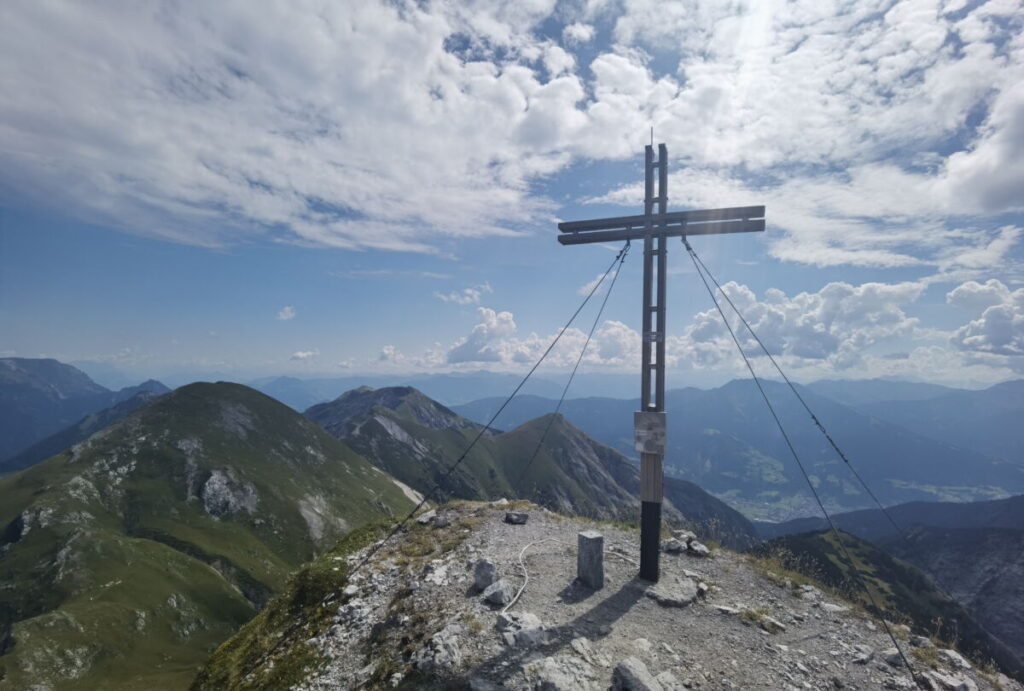 Ausblick am Gipfel der Rappenspitze